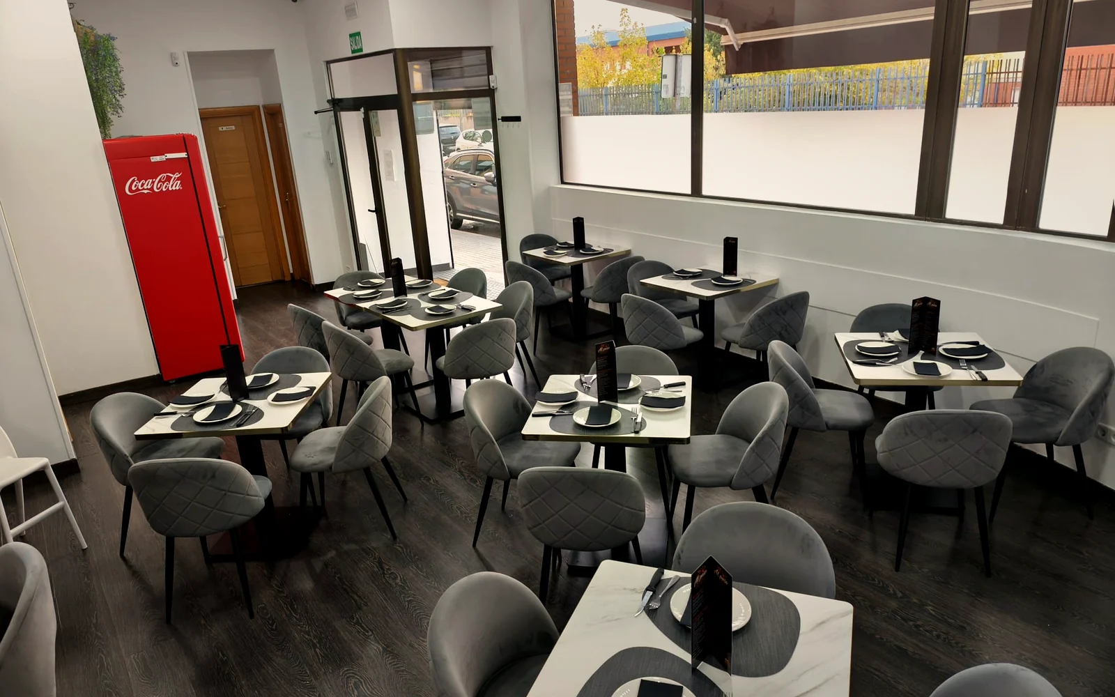 Salón preparado de Al Paso Steak House en Valdemoro